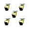 Service Caster 2 Inch Bright Brass Hooded Top Plate Ball Casters, 5PK SCC-TP01S20-POS-BB-5 - alternate 1
